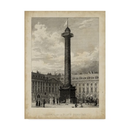 A. Pugin 'Colonne De La Place Vendome' Canvas Art,24x32